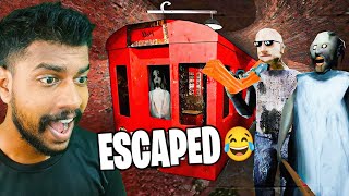 Epic Train Escape From Grannys House 🥵 Granny 3 Malayalam [upl. by Fabian331]