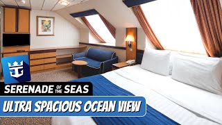 Serenade of the Seas  Ultra Spacious Ocean View Stateroom Tour amp Review 4K  Royal Caribbean Cruise [upl. by Xirtaeb118]