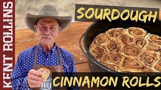 Homemade Cinnamon Rolls  Sourdough Cinnamon Rolls with Easy Starter Recipe [upl. by Anima]