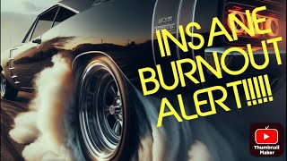 massive burnout From Insane Car Art mega smoke watch untill the end [upl. by Onek586]