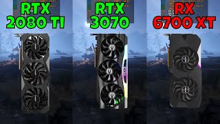 RTX 2080 Ti vs RTX 3070 vs RX 6700 XT Benchmark in 10 Games at 1080p 2024 [upl. by Eibbed]