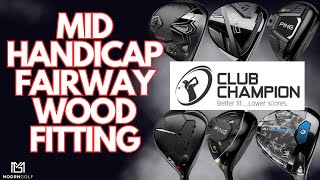 The best fairway woods in 2024  club champion mid handicap fitting [upl. by Dall476]