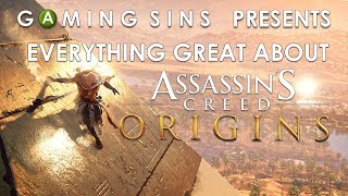 Everything Great About Assassins Creed Origins In 8 Minutes Or Less  GamingSins [upl. by Romaine813]