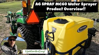 Ag Spray MC60 Sprayer Tank My Bridge to those Troubling Water Spots [upl. by Roanne]