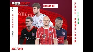 PES 2017 FC Bayern Kit 20172018 [upl. by Salema]