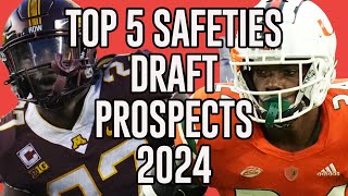 Top 5 Safeties in 2024 NFL Draft Tyler Nubin Kamren Kinchens amp More [upl. by Liris234]