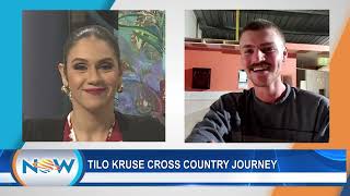 Tilo Kruse Continues Cross Country Journey [upl. by Nylkaj765]