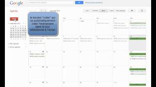 Présentation complète de loutil Google Agenda [upl. by Lezti635]