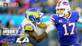 Buffalo Bills vs Los Angeles Rams  Week 1 2022 Game Highlights [upl. by Trask]