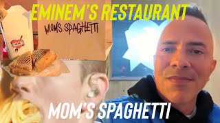 Eminem’s Restaurant Mom’s Spaghetti  Full Tour amp Review  amp A Look Back at Never Before Seen Videos [upl. by Ellivro80]