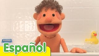 La Canción Del Baño  Canciones Infantiles  Super Simple Español [upl. by Anilosi]