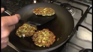 Courgette Fritters  easy recipe  Delicious [upl. by Pieter]