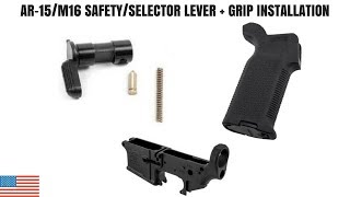 Install Radian Talon Ambi Safety Selector on AR15 [upl. by Burhans206]