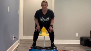 Workout Using the Lifepro Vibration Platform [upl. by Grigson]