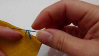 Blanket Stitch Tutorial How to sew a blanket stitch [upl. by Sonitnatsnoc]