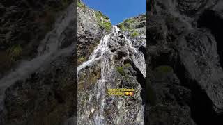 Cascada Cărbunele de pe Transalpina spectaculoasă➡️🏞💦 transalpina cascada Cărbunele valcea gorj [upl. by Ardekahs]