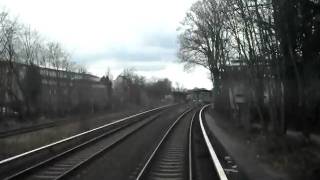 Führerstandsmitfahrt SBahn Berlin Wannseebahn Teil 2 Lichterfelde West  Mexikoplatz [upl. by Plerre466]