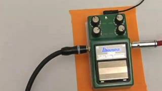 Turbo Tube Screamer On Bass [upl. by Ennaxor]