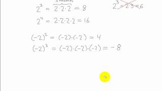 Matematikk 1P  017  Regnerekkefølge 3  Potenser [upl. by Atwood871]