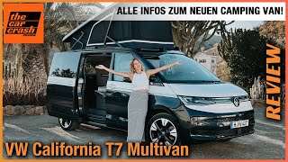 VW California 2024 Alle Infos zum NEUEN Camping Van Concept auf T7 Multivan Basis Review  Test [upl. by Nonnek]