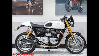 2019 Triumph Thruxton 1200 R  stunning machine amp just 3758 miles [upl. by Bartolomeo881]