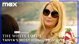 Tanya McQuoids Most Iconic Moments  The White Lotus  Max [upl. by Oinegue]