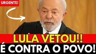 EITA VETO DO PRESIDENTE ASSUST0U TODO MUNDO [upl. by Aleinad]