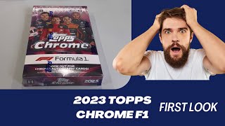 2023 TOPPS CHROME F1  Formula 1 Hobby Box Amazing Hits [upl. by Godewyn664]