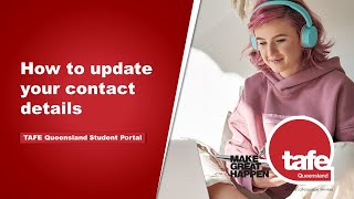 TAFE Queensland Student Portal  How to update your contact details [upl. by O'Neill]