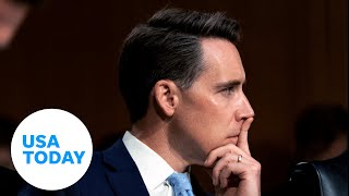 Sen Josh Hawley called ‘transphobic’ by Khiara Bridges in Senate hearing  USA TODAY [upl. by Neened78]