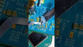 QFN SMD IC DESOLDERING [upl. by Adnak306]