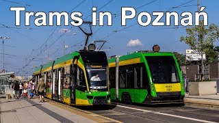 🇵🇱 Trams in Poznań  Tramwaje w Poznaniu 2019 [upl. by Elehcin]