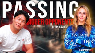 Ffion Davies on passing BIGGER opponents  BJJ [upl. by Llewol]