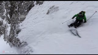 Extreme Skier Giulia Monego Skis Big Lines in La Grave France  Turns amp Curves Episode 2 [upl. by Ellehcen470]