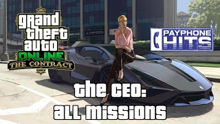 GTA Online Payphone Hits  The CEO  All Missions PS5 [upl. by Pine]