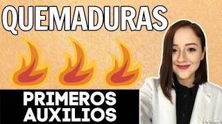 ¿Qué hacer en las quemaduras  Primeros auxilios ⛑  Dra Ana Guajardo [upl. by Teferi]