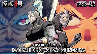 Kafka Hibino VS Isao Shinomiya Full Battle  Review Kaiju No 8 Chapter 3336 kaijuno8 [upl. by Frodeen]