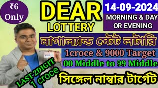 14092023 morning 6pm 8pm Target Number NagalandLottery Sambad LiveLottery Target Number [upl. by Essyla]