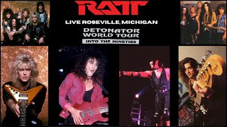 RATT live Roseville Michigan December 9th 1990 Detonator tour full concert [upl. by Dryden]