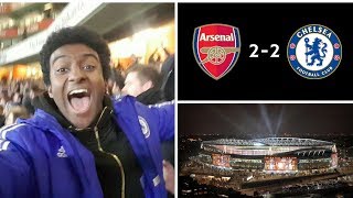 ARSENAL 22 CHELSEA VLOG MATCHDAYS WITH LEWIS [upl. by Platon]