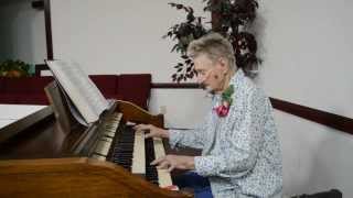 Grandma playing the organ at church [upl. by Zabrina14]