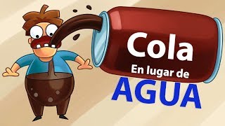 ¿Qué sucede si tomas una cola en lugar de agua [upl. by Gildus]