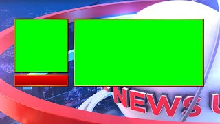 Broadcast News Opening Intro  Green Screen Studio  Free To Use [upl. by Alekat]