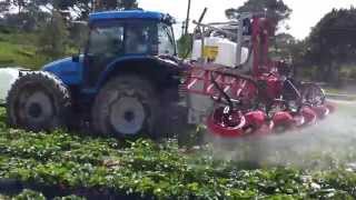 Custom Strawberry Sprayer with Croplands Horizon Boom [upl. by Elam952]