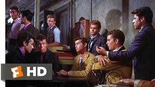 West Side Story 610 Movie CLIP  Challenge to a Rumble 1961 HD [upl. by Elleved]