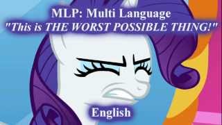 MLP FiM  THE WORST POSSIBLE THING  Multi Language [upl. by Jeanne591]