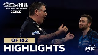 TONPLUS GALORE  QuarterFinals 1amp2  202122 William Hill World Darts Championship [upl. by Adnarahs]