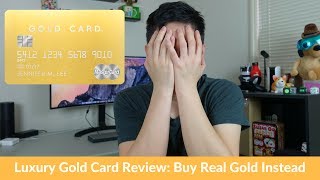 Luxury Gold Card 995 AF MasterCard Review Buy Gold Instead [upl. by Eceeryt]