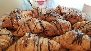 ASMR CHOCOLATE CROISSANT PEANUT  MUKBANG  EATING SOUNDS  Selwas ASMR [upl. by Raul]