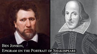 Ben Jonson To the Reader epigram on the portrait of Shakespeare [upl. by Ashelman323]